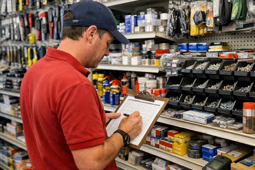 Controle de estoque simples para empresa de serviços